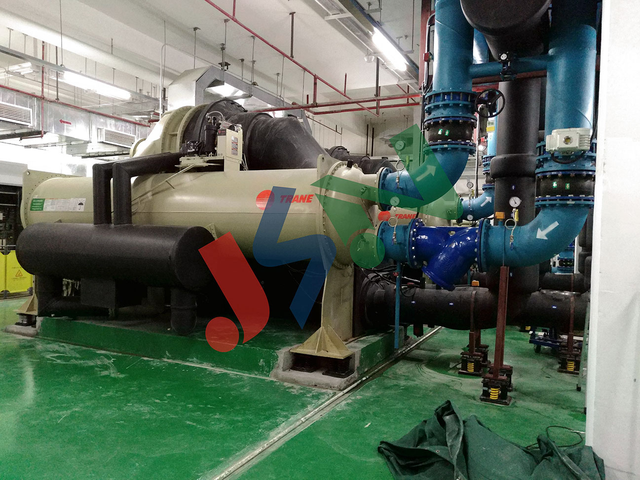 天加螺桿機(jī)管道安裝JA.jpg 天加螺桿機(jī)管道安裝JA.jpg